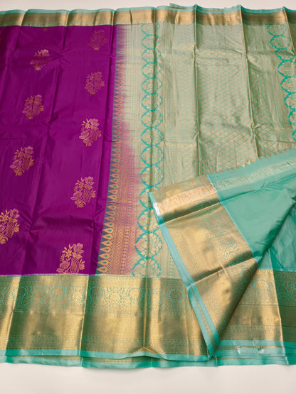 KANCHIPURAM SEMI SILK SAREE