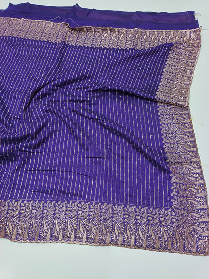 FANCY WORK SAREE