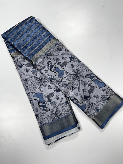 FANCY DOLA SILK SAREE - B S CHANNABASAPPA & SONS