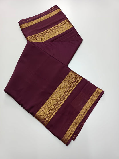 FANCY SEMI CREPE SILK SAREE - B S CHANNABASAPPA & SONS