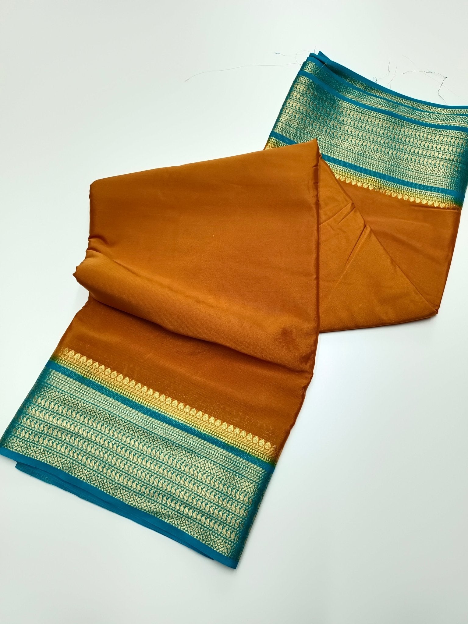FANCY SEMI CREPE SILK SAREE - B S CHANNABASAPPA & SONS