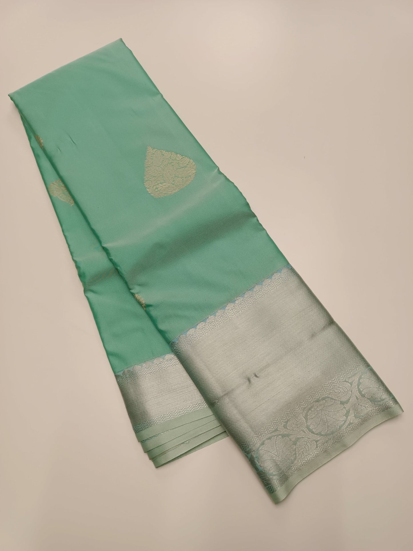 KANCHIPURAM SEMI SILK SAREE - B S CHANNABASAPPA & SONS