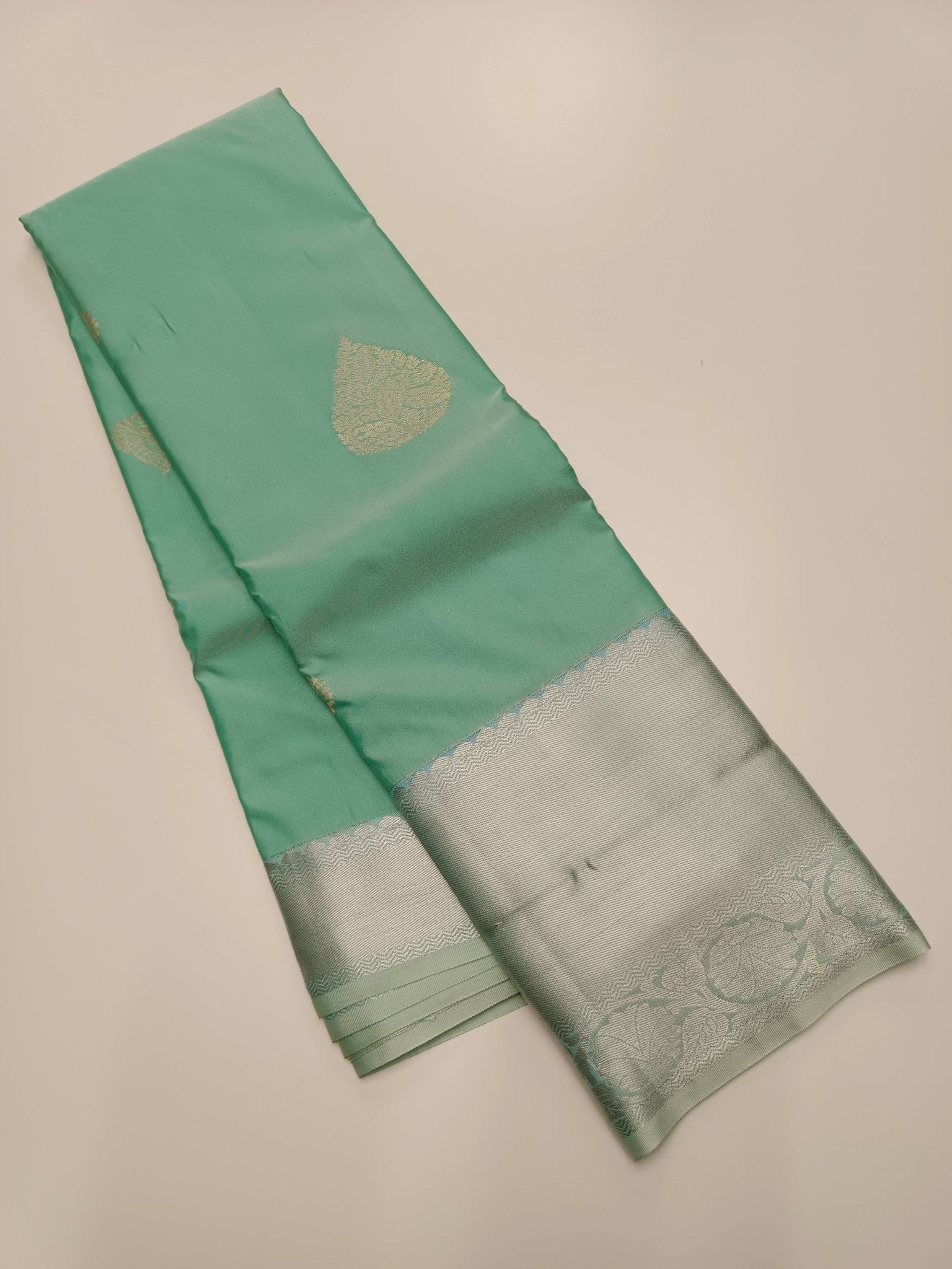 KANCHIPURAM SEMI SILK SAREE - B S CHANNABASAPPA & SONS