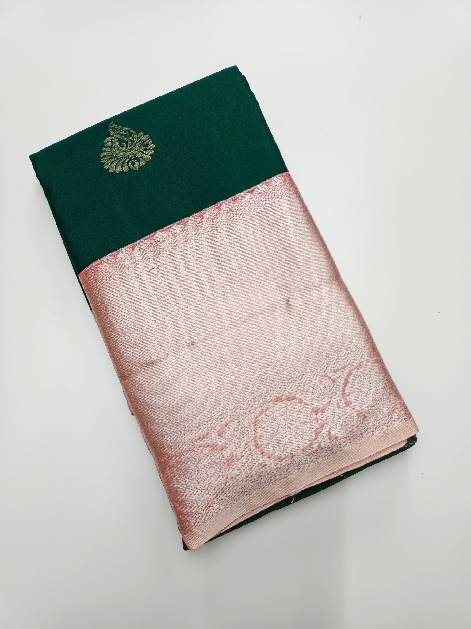 KANCHIPURAM SEMI SILK SAREE - B S CHANNABASAPPA & SONS