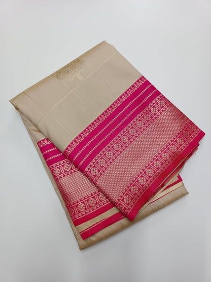 SEMI SOFT SILK SAREE - B S CHANNABASAPPA & SONS