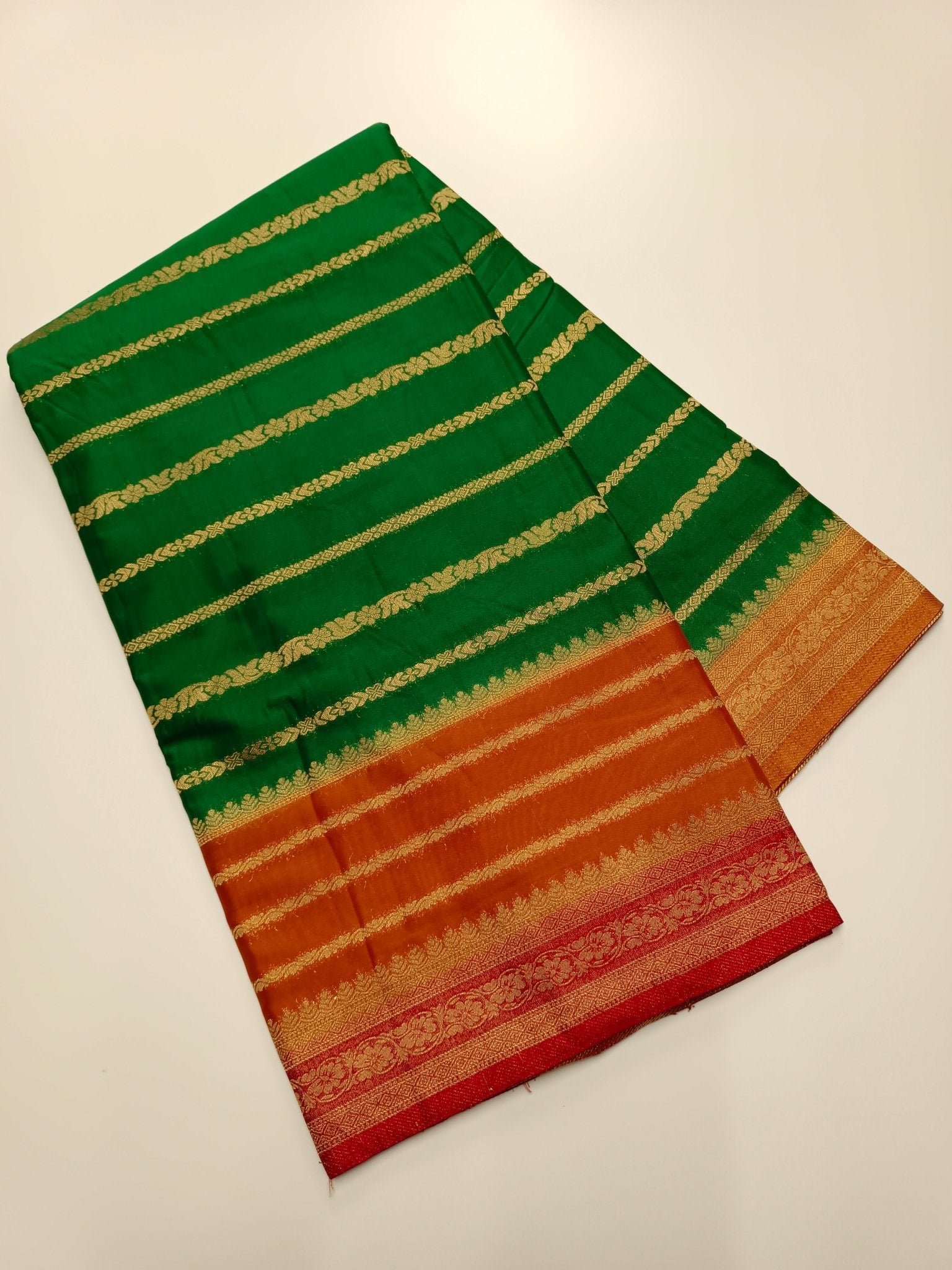 FANCY CREPE SILK SAREE - B S CHANNABASAPPA & SONS