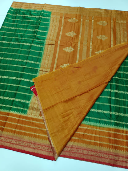 FANCY CREPE SILK SAREE - B S CHANNABASAPPA & SONS