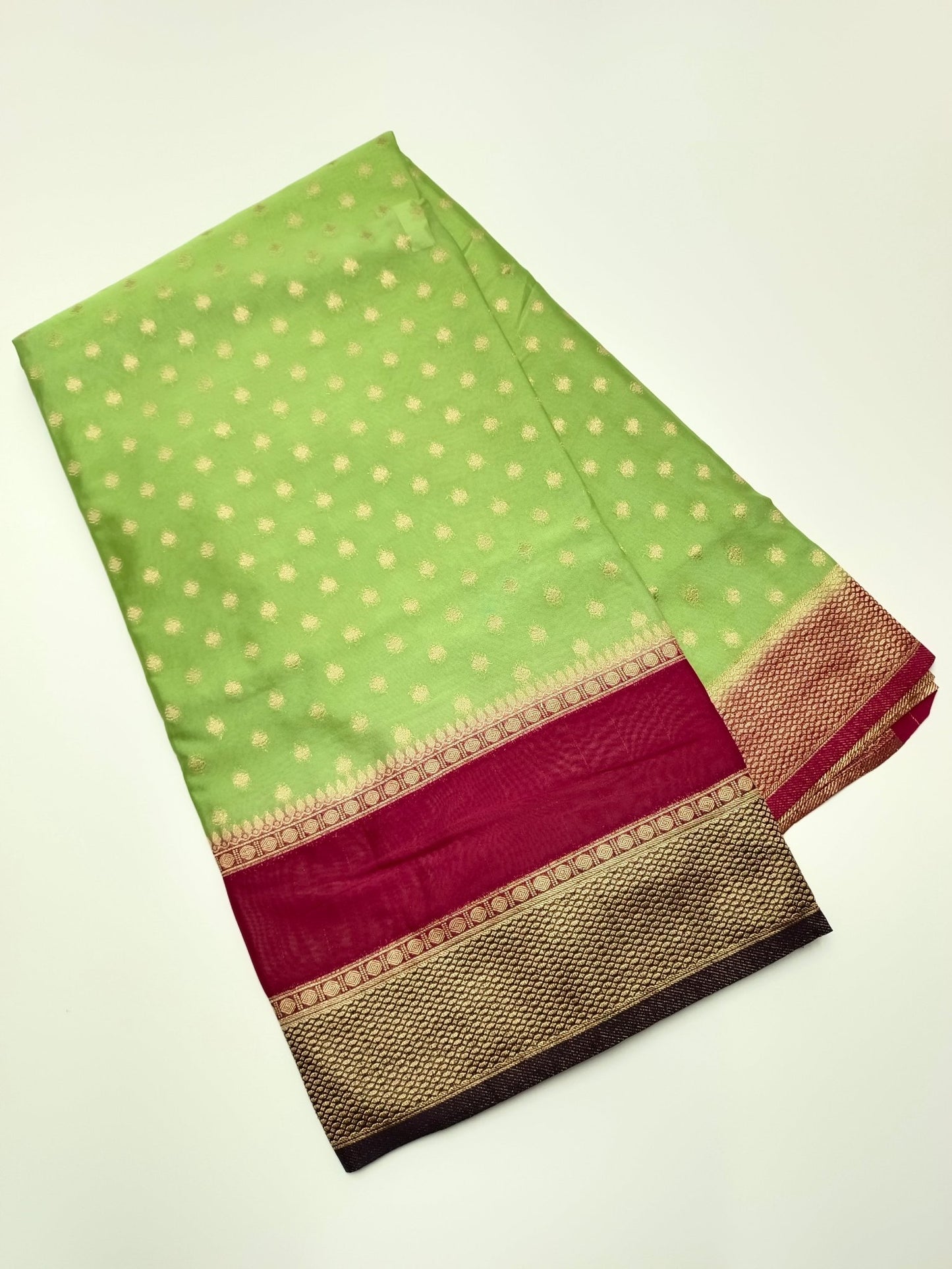 FANCY CREPE SILK SAREE - B S CHANNABASAPPA & SONS