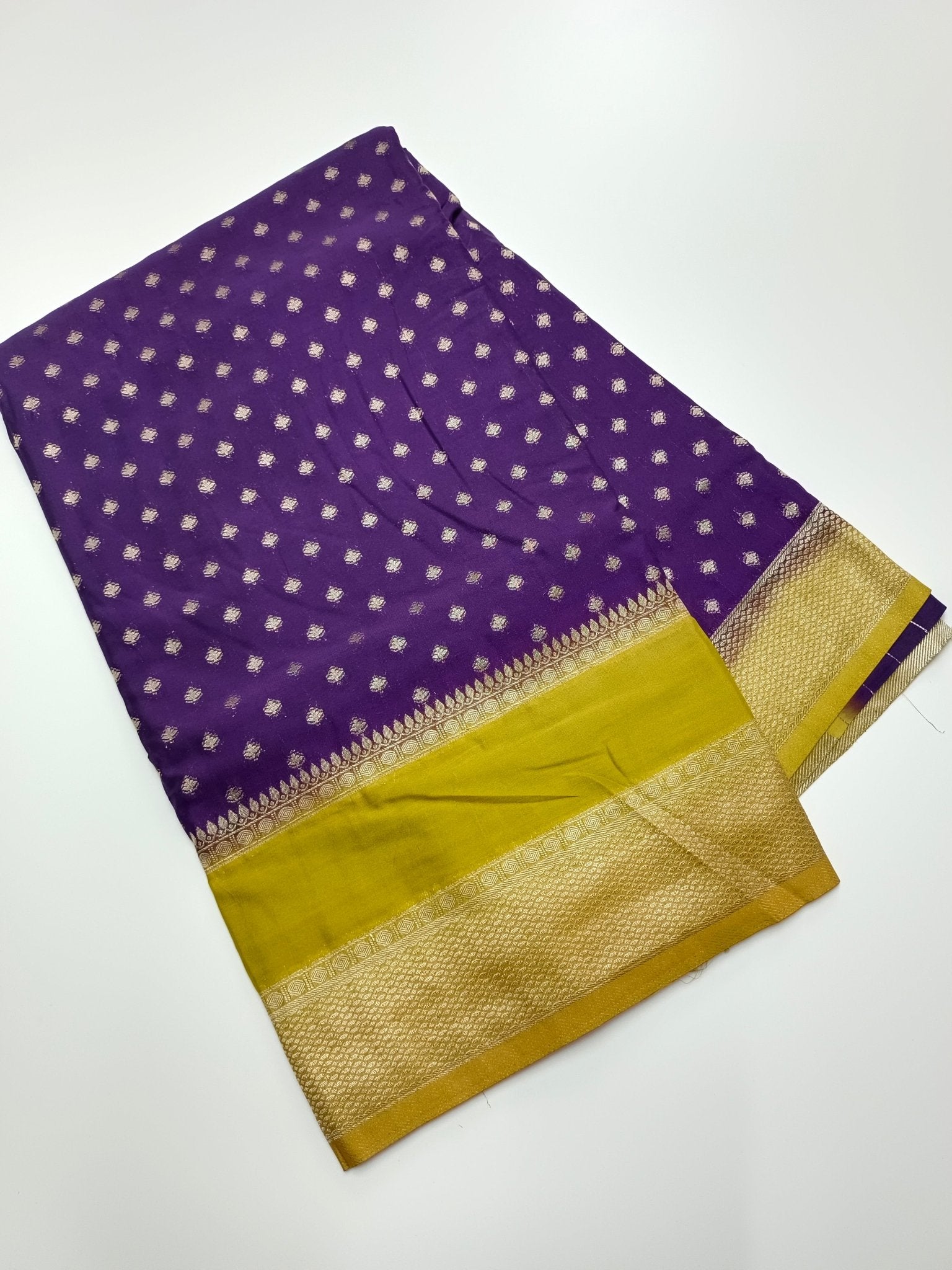FANCY CREPE SILK SAREE - B S CHANNABASAPPA & SONS