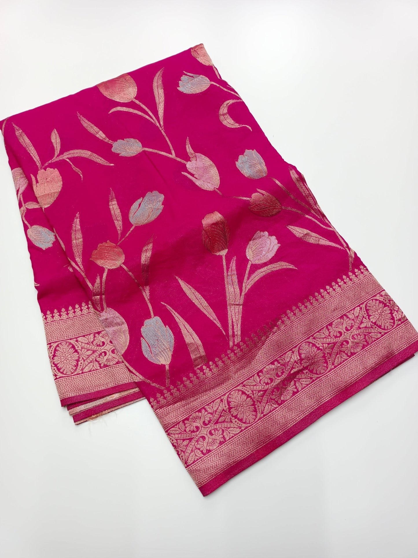 FANCY SOFT SILK SAREE - B S CHANNABASAPPA & SONS