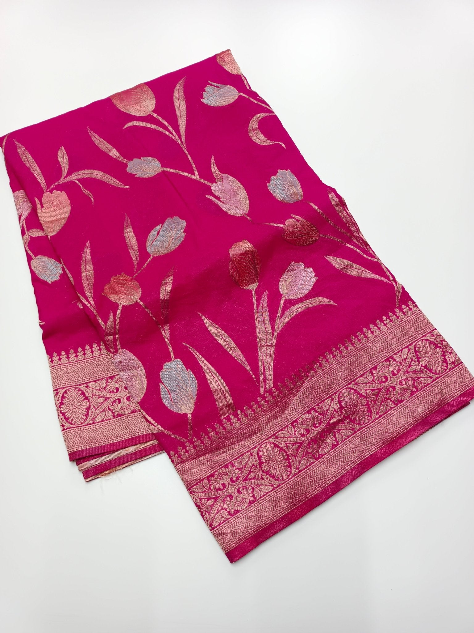 FANCY SOFT SILK SAREE - B S CHANNABASAPPA & SONS