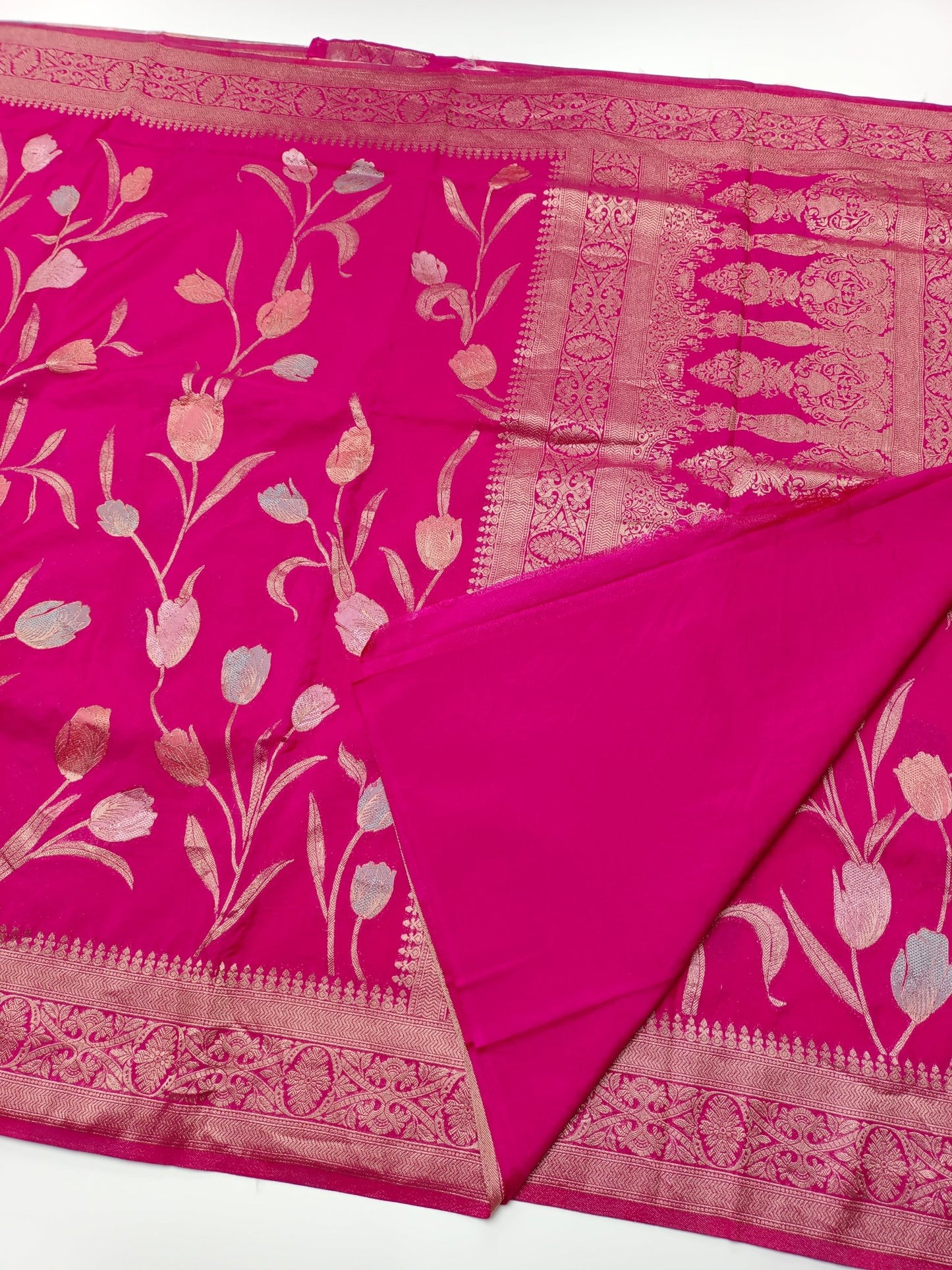 FANCY SOFT SILK SAREE - B S CHANNABASAPPA & SONS