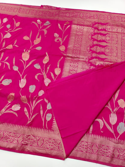 FANCY SOFT SILK SAREE - B S CHANNABASAPPA & SONS