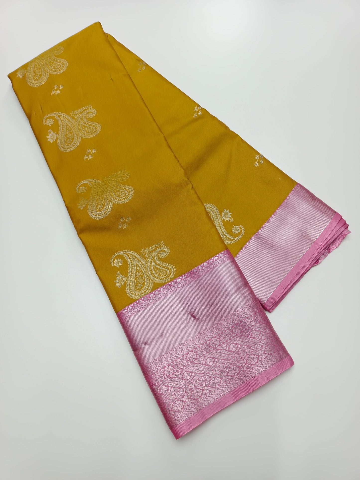 KANCHIPURAM SEMI SILK SAREE - B S CHANNABASAPPA & SONS