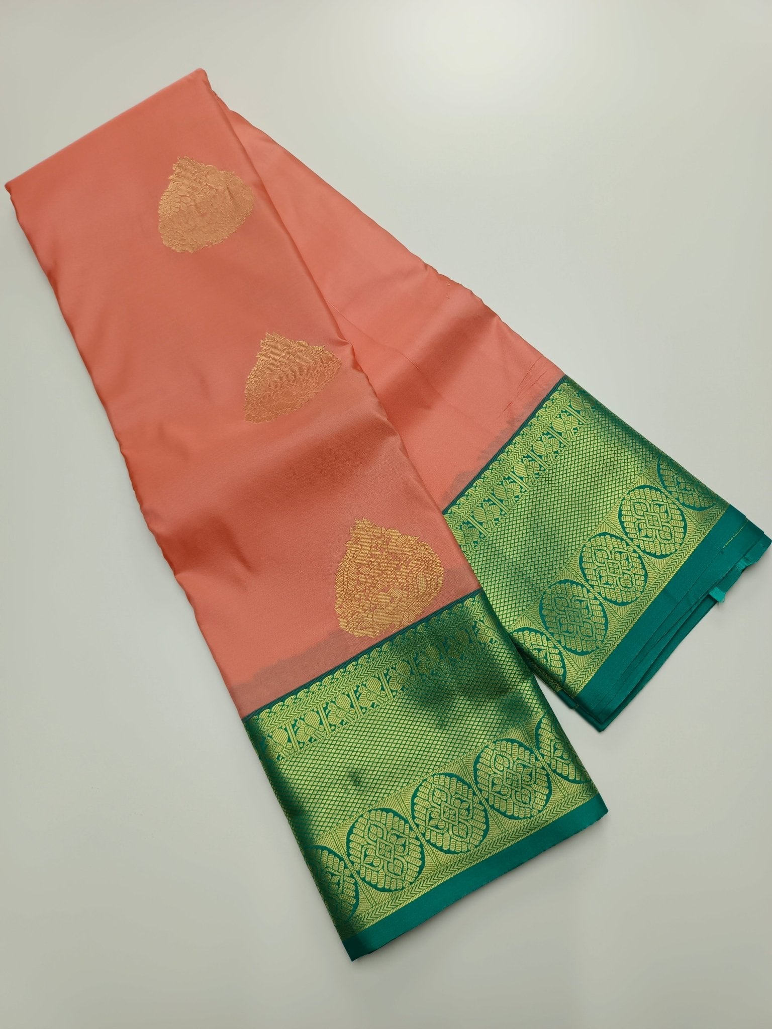 KANCHIPURAM SEMI SILK SAREE - B S CHANNABASAPPA & SONS