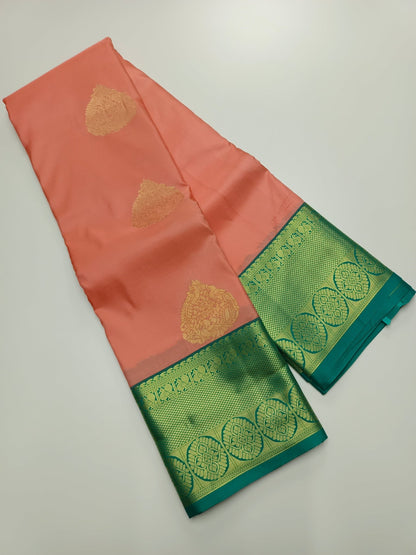 KANCHIPURAM SEMI SILK SAREE - B S CHANNABASAPPA & SONS