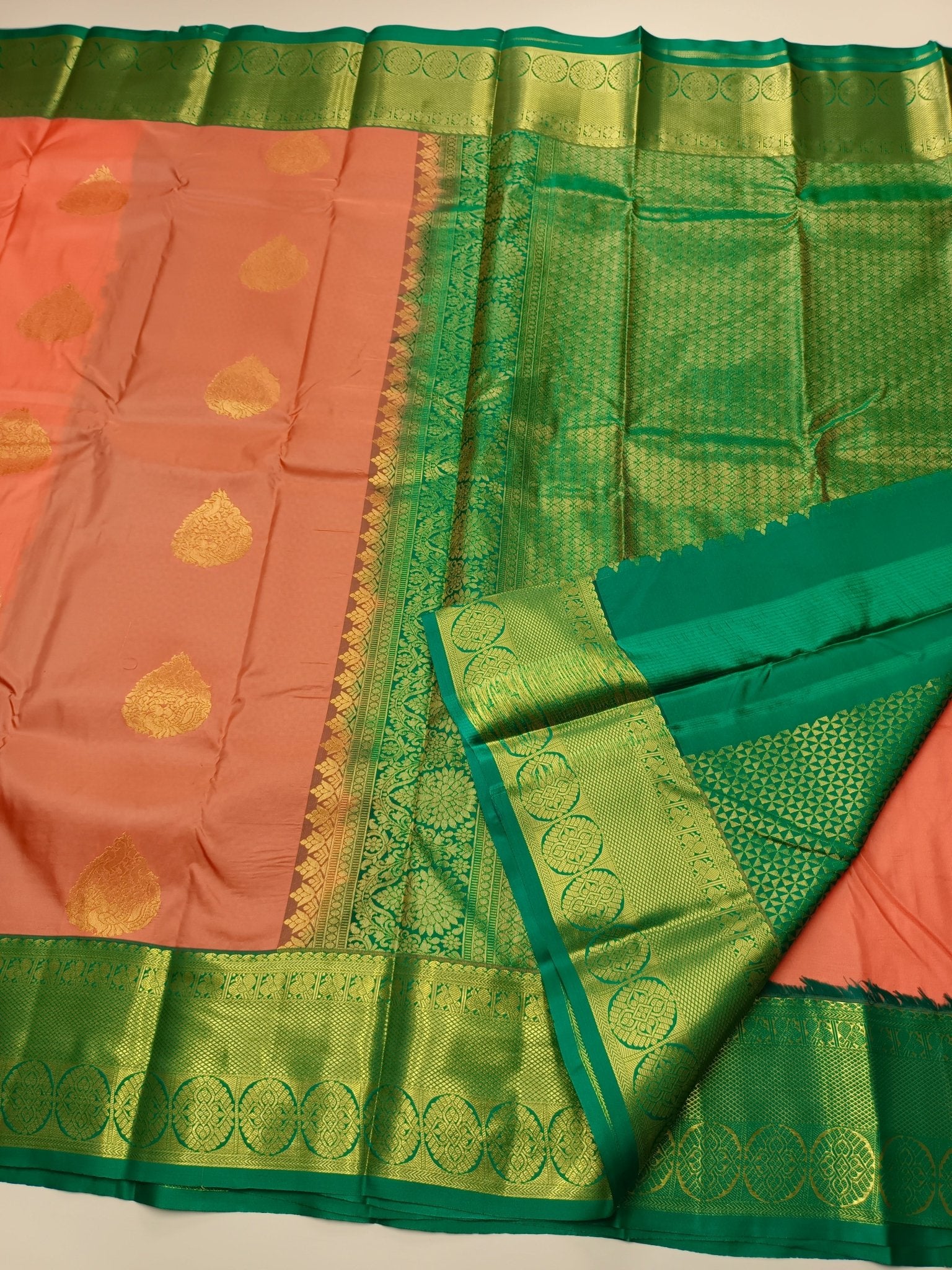 KANCHIPURAM SEMI SILK SAREE - B S CHANNABASAPPA & SONS