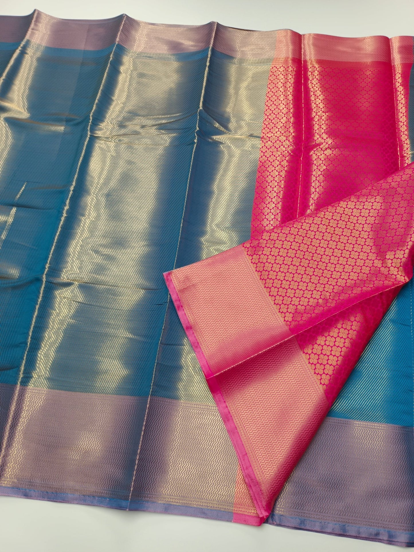 FANCY SOFT BROCADE SAREE - B S CHANNABASAPPA & SONS