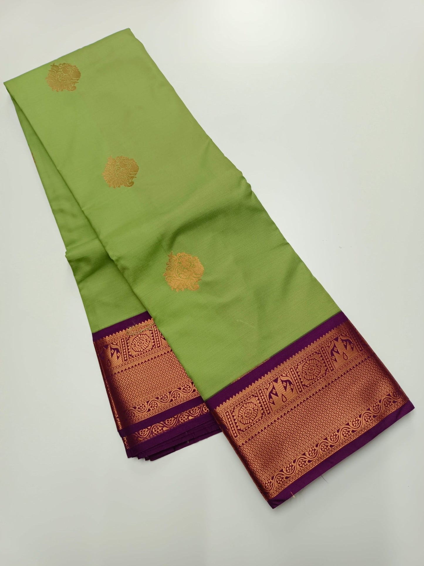 KANCHIPURAM ART SILK SAREE - B S CHANNABASAPPA & SONS