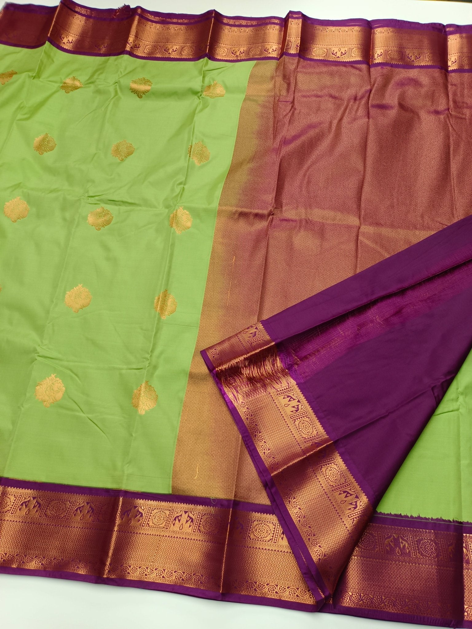 KANCHIPURAM ART SILK SAREE - B S CHANNABASAPPA & SONS