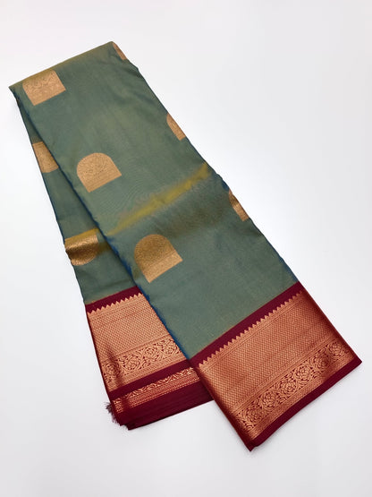 KANCHIPURAM ART SILK SAREE - B S CHANNABASAPPA & SONS