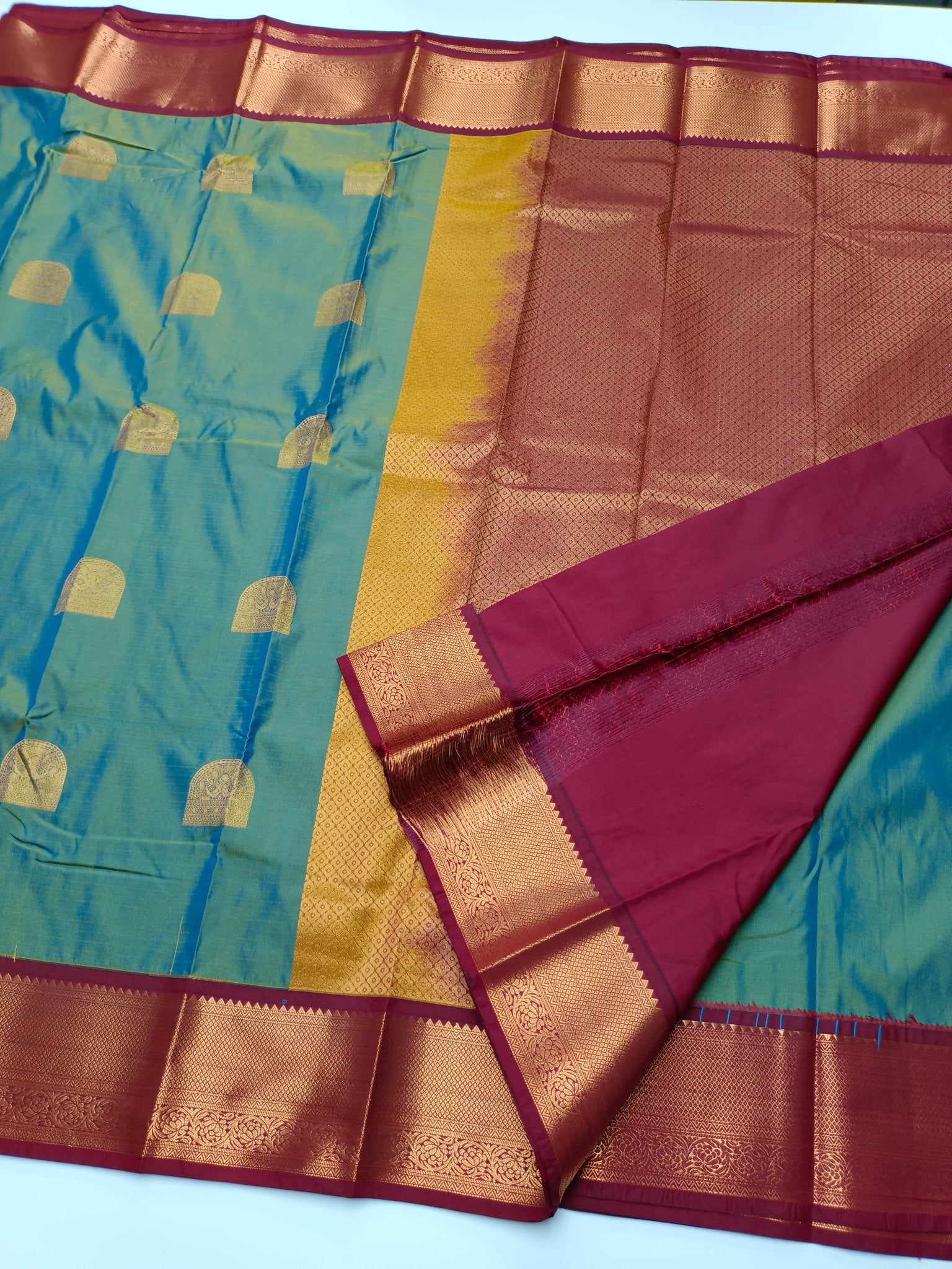 KANCHIPURAM ART SILK SAREE - B S CHANNABASAPPA & SONS