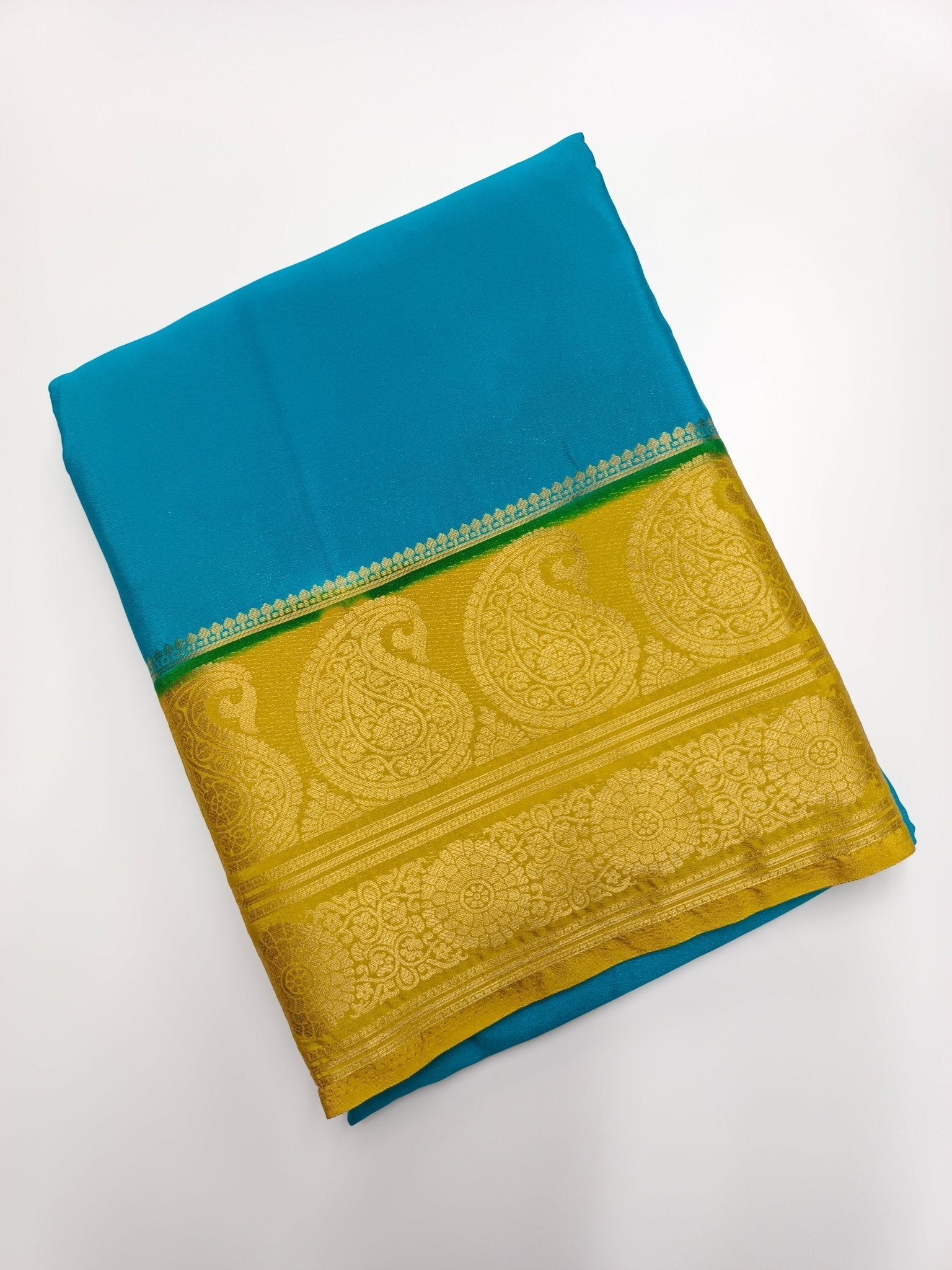 SEMI CREPE SILK SAREE - B S CHANNABASAPPA & SONS