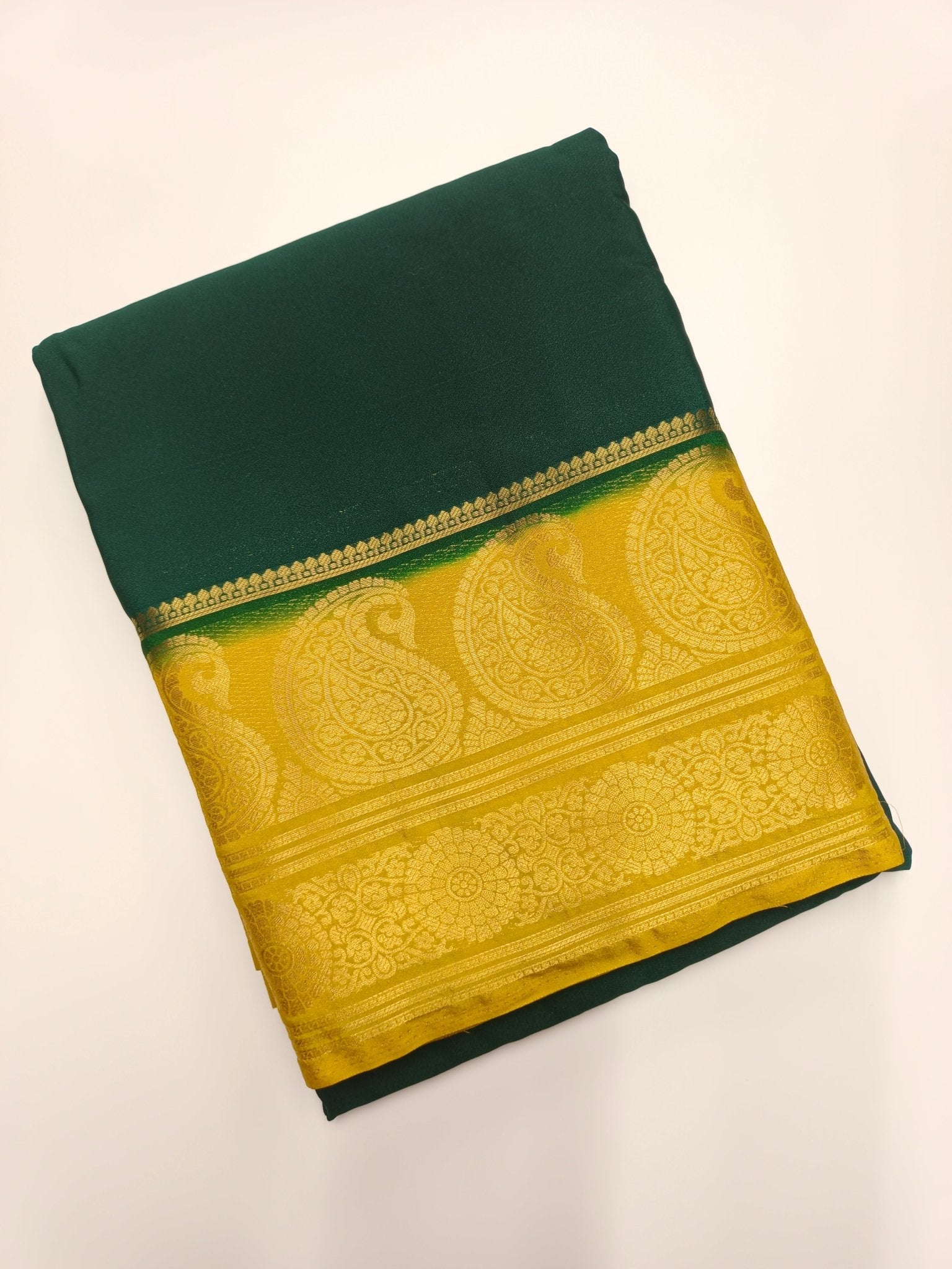 SEMI CREPE SILK SAREE - B S CHANNABASAPPA & SONS