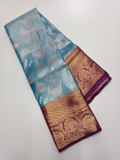 FANCY BROCADE SILK SAREE - B S CHANNABASAPPA & SONS