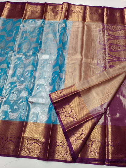 FANCY BROCADE SILK SAREE - B S CHANNABASAPPA & SONS