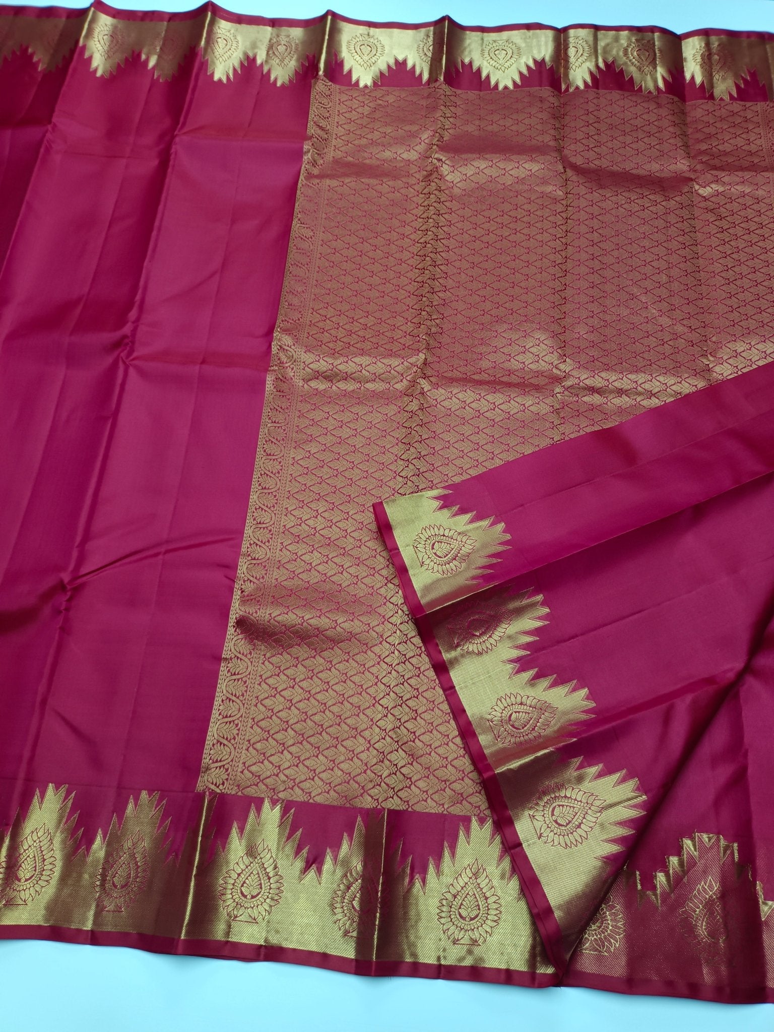 KANCHIPURAM PURE SILK SAREE - B S CHANNABASAPPA & SONS