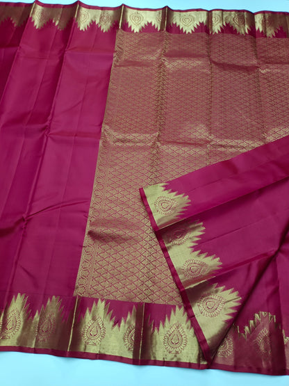 KANCHIPURAM PURE SILK SAREE - B S CHANNABASAPPA & SONS