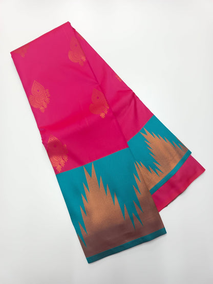 SOFT ART SILK SAREE - B S CHANNABASAPPA & SONS