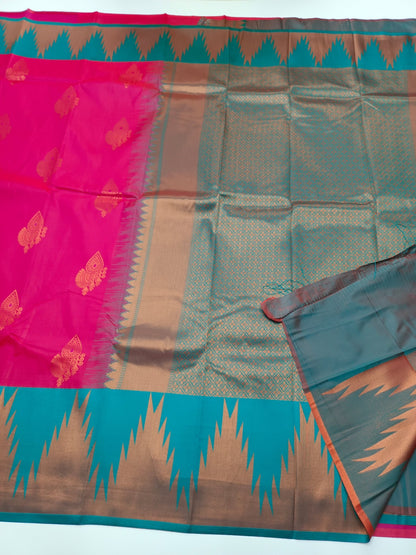 SOFT ART SILK SAREE - B S CHANNABASAPPA & SONS