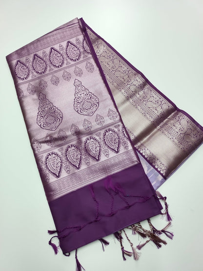 SOFT ART SILK SAREE - B S CHANNABASAPPA & SONS