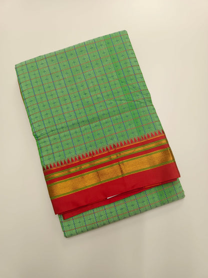FANCY ILKAL COTTON SAREE - B S CHANNABASAPPA & SONS
