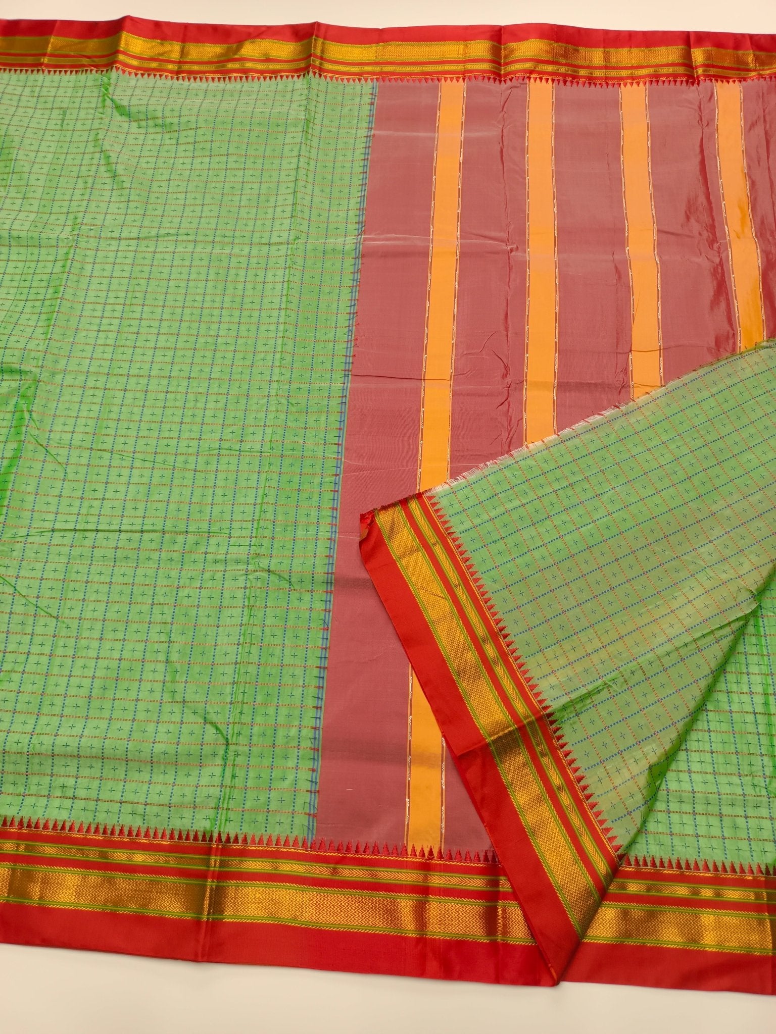 FANCY ILKAL COTTON SAREE - B S CHANNABASAPPA & SONS
