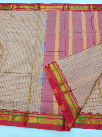FANCY ILKAL COTTON SAREE - B S CHANNABASAPPA & SONS