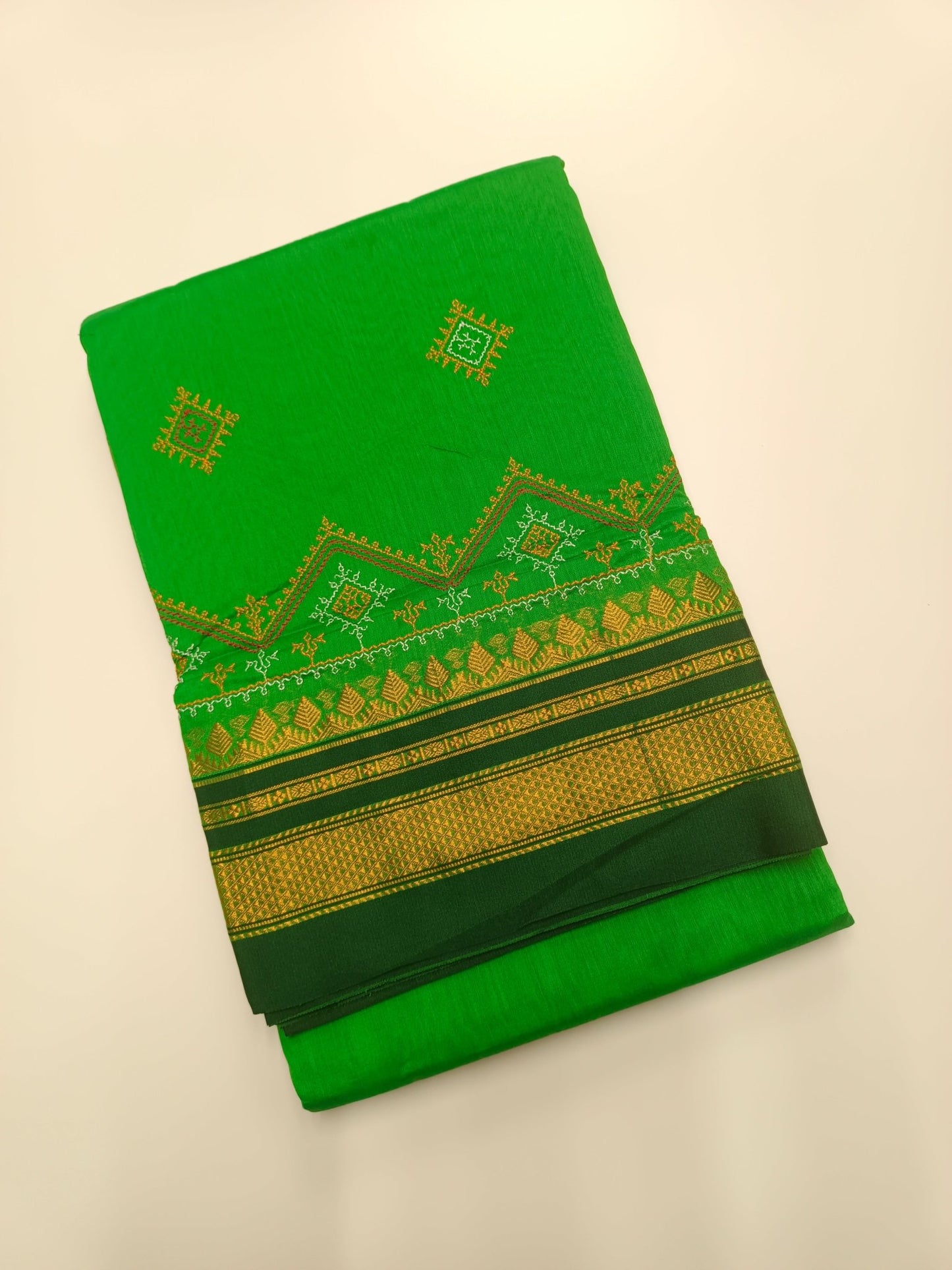 FANCY ILKAL COTTON SAREE - B S CHANNABASAPPA & SONS