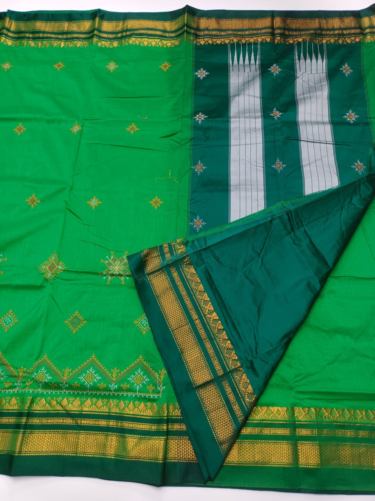 FANCY ILKAL COTTON SAREE - B S CHANNABASAPPA & SONS