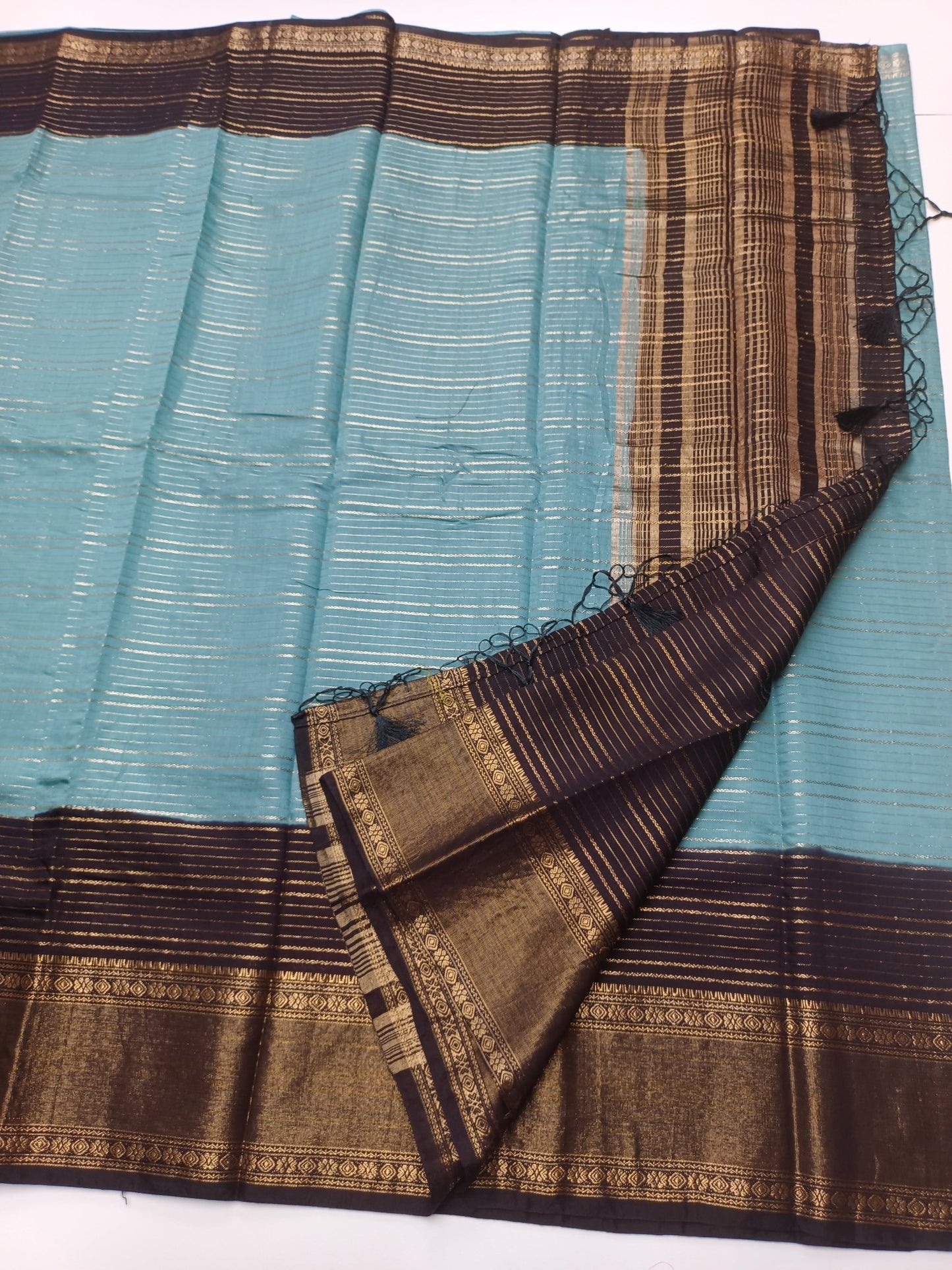 SEMI CREPE SILK SAREE - B S CHANNABASAPPA & SONS