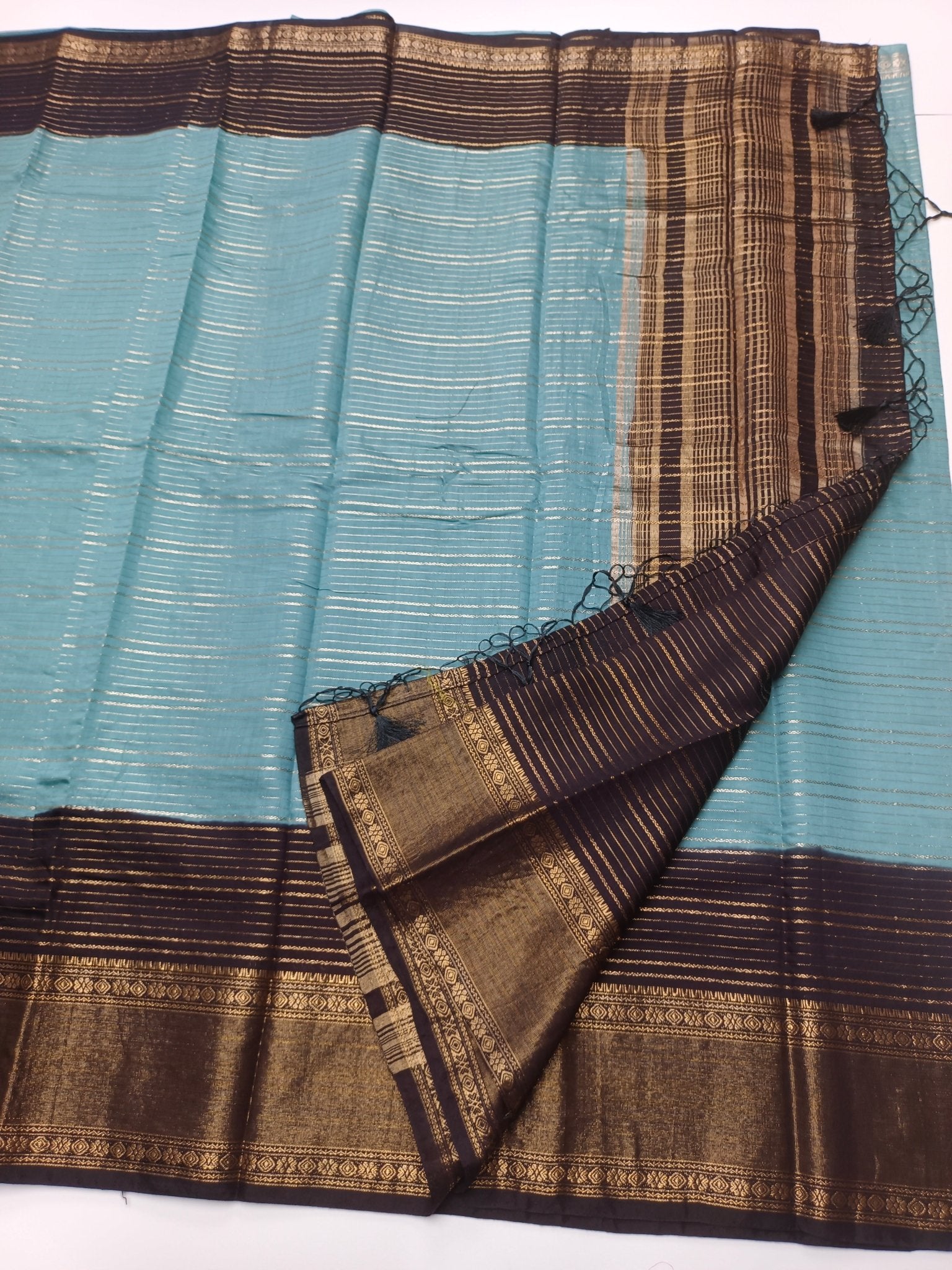 SEMI CREPE SILK SAREE - B S CHANNABASAPPA & SONS