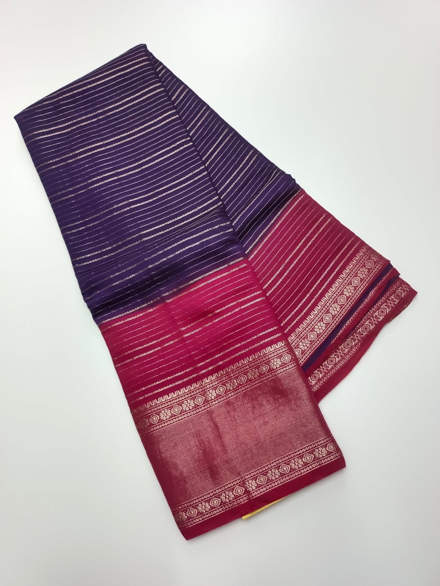 SEMI CREPE SILK SAREE - B S CHANNABASAPPA & SONS