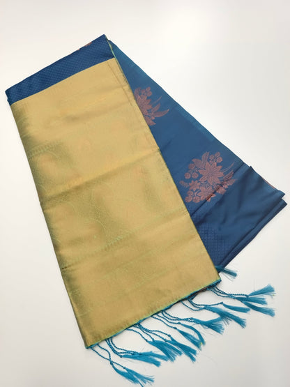 FANCY SOFT SILK SAREE - B S CHANNABASAPPA & SONS
