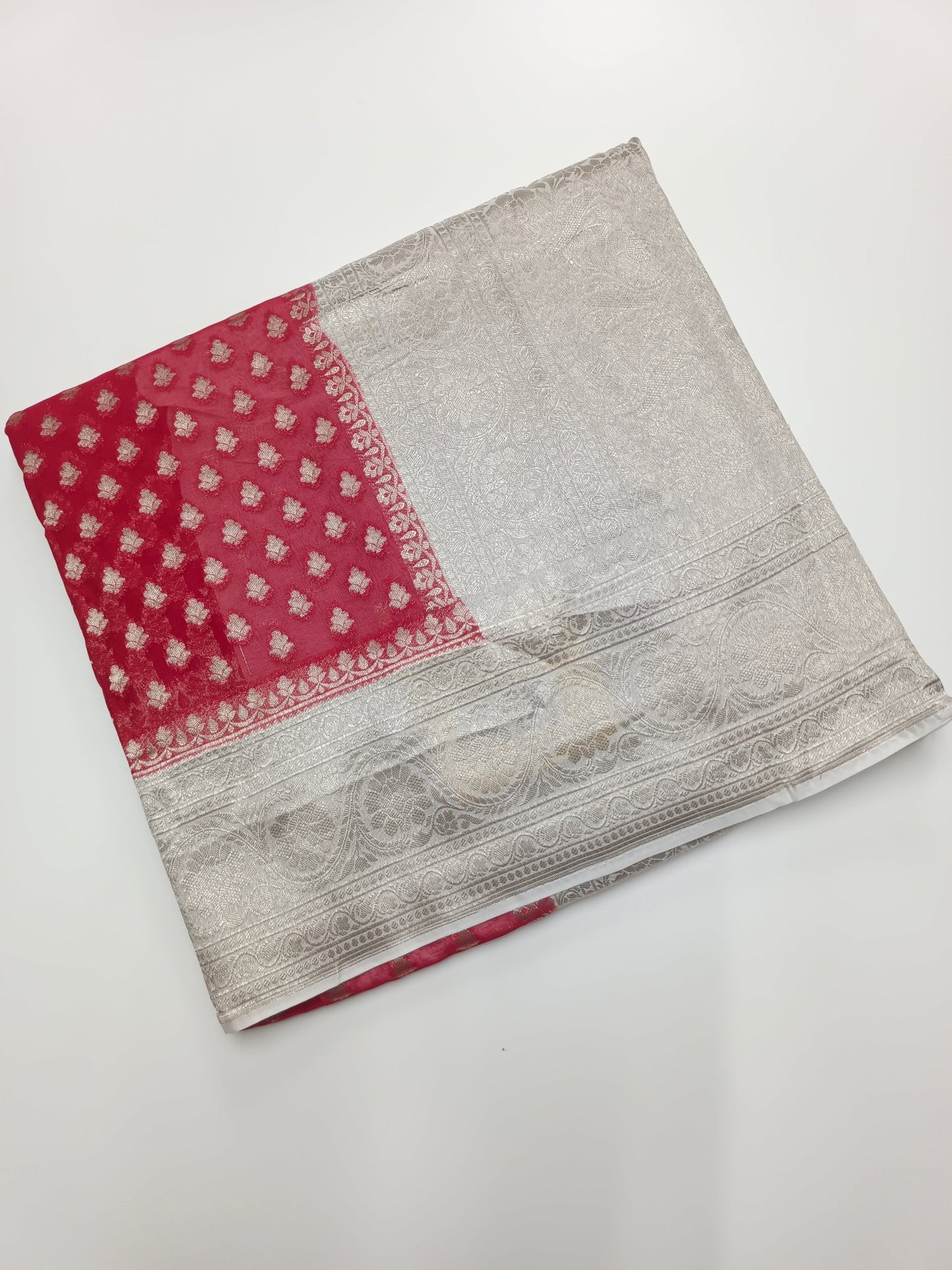 FANCY CHIFFON GEORGETTE SAREE - B S CHANNABASAPPA & SONS