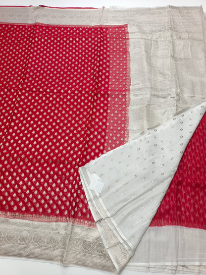 FANCY CHIFFON GEORGETTE SAREE - B S CHANNABASAPPA & SONS