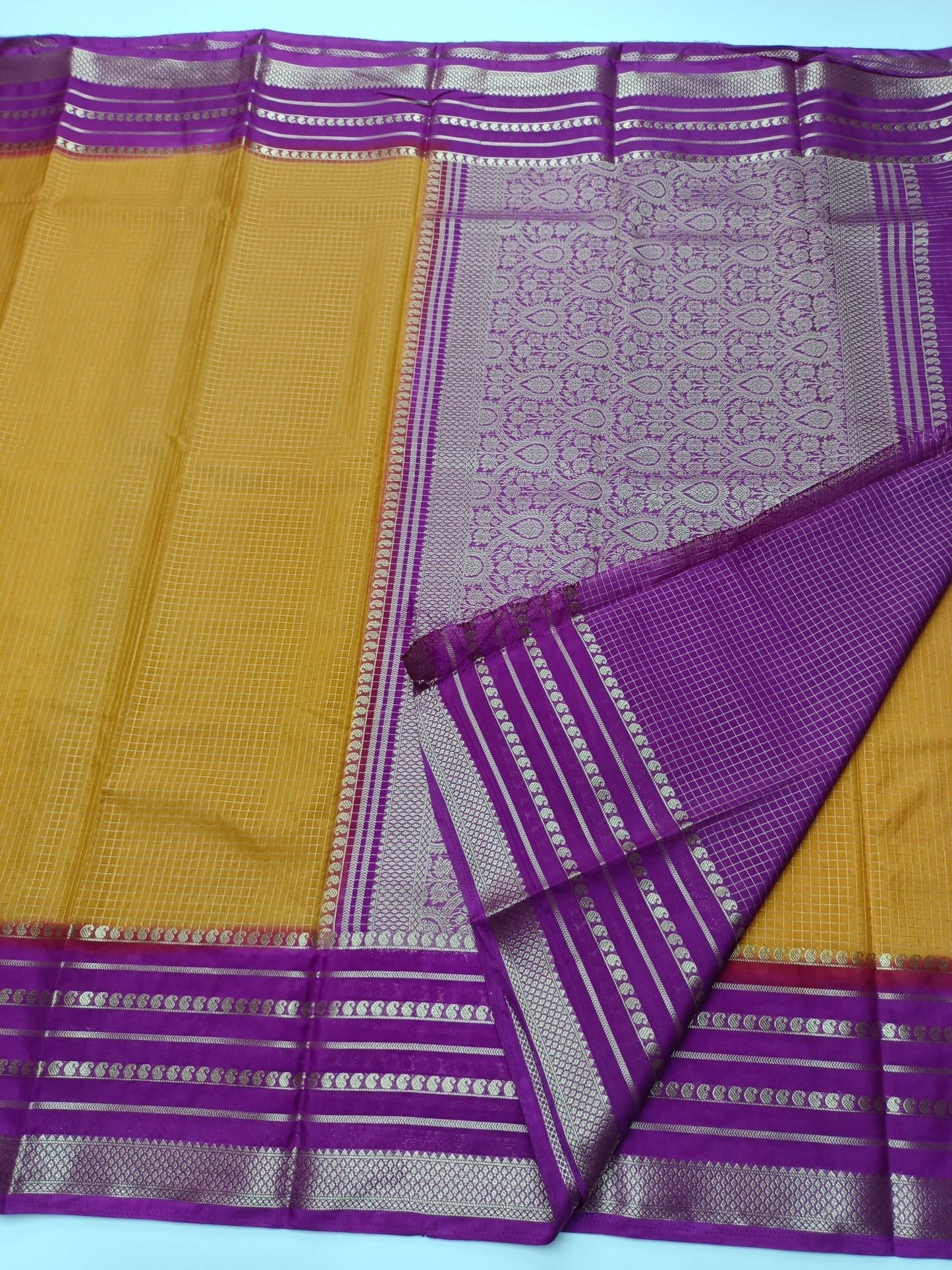 SEMI CREPE SILK SAREE - B S CHANNABASAPPA & SONS