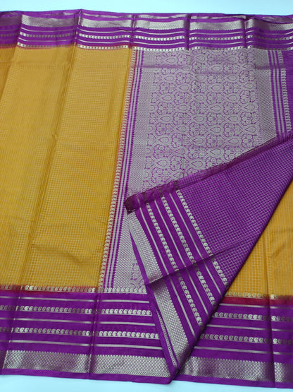 SEMI CREPE SILK SAREE - B S CHANNABASAPPA & SONS