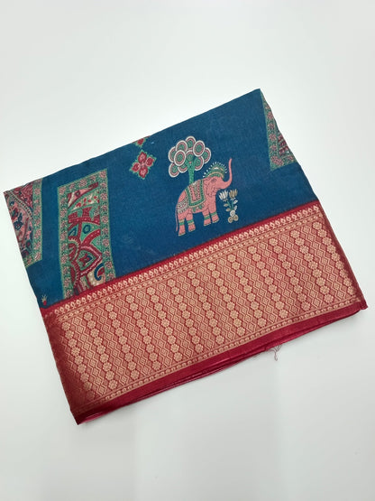 FANCY DOLA SILK SAREE - B S CHANNABASAPPA & SONS