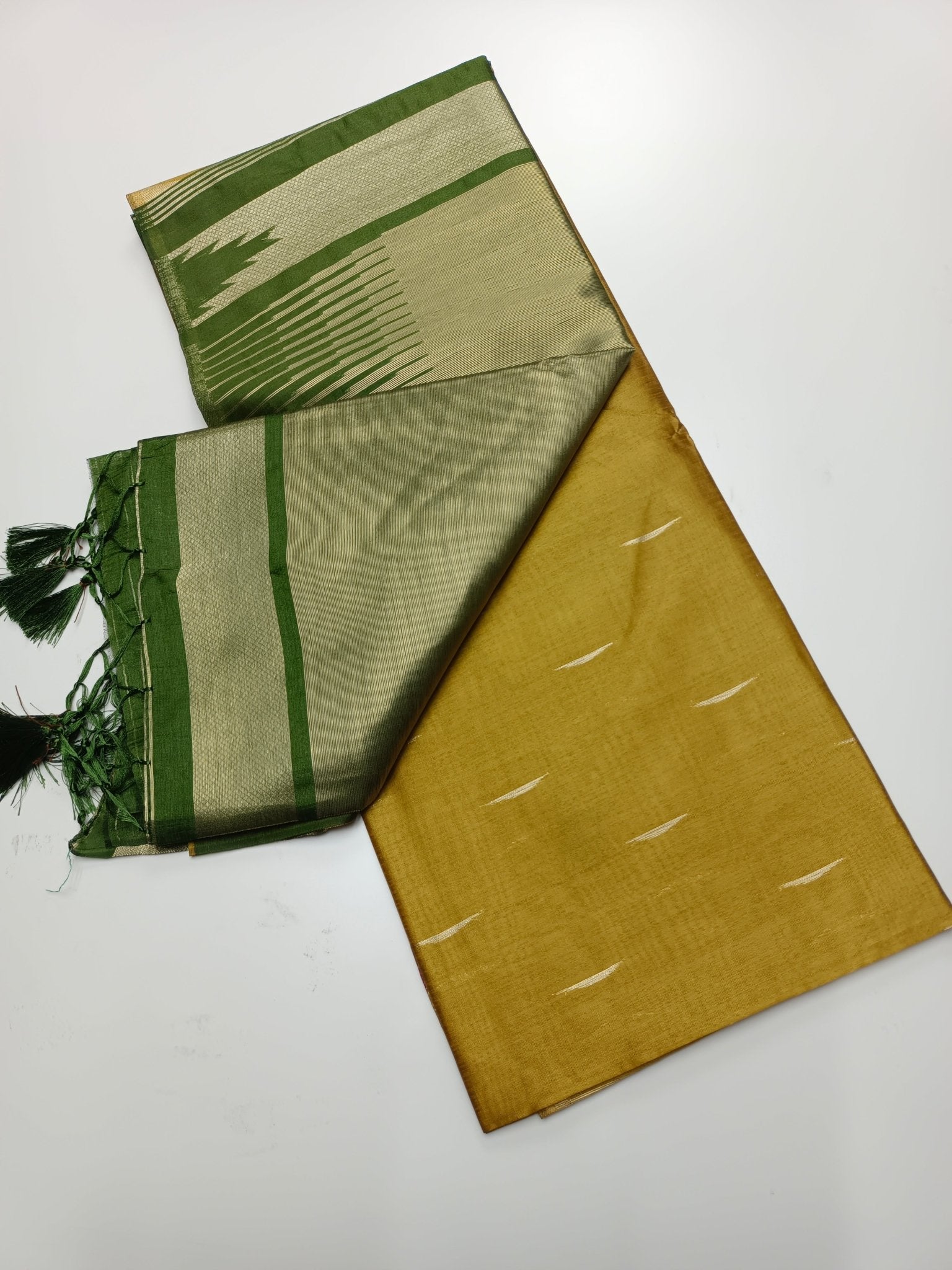 FANCY CHANDERI COTTON SAREE - B S CHANNABASAPPA & SONS
